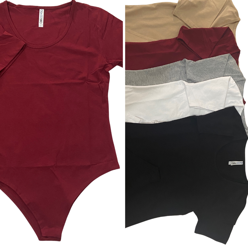 Basics | Scoopneck Short Sleeve Bodysuit
