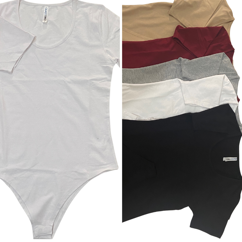 Basics | Scoopneck Short Sleeve Bodysuit