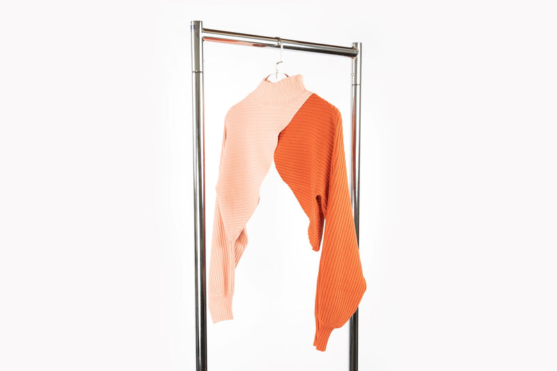 Midi Dress with removable turtleneck sweater top